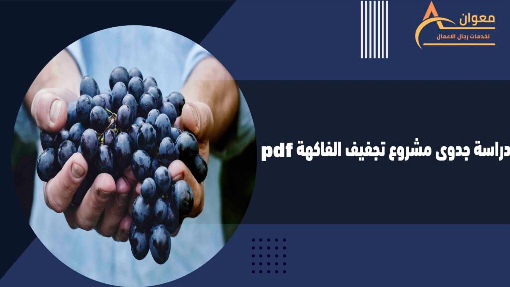 دراسة جدوى مشروع تجفيف الفاكهة pdf