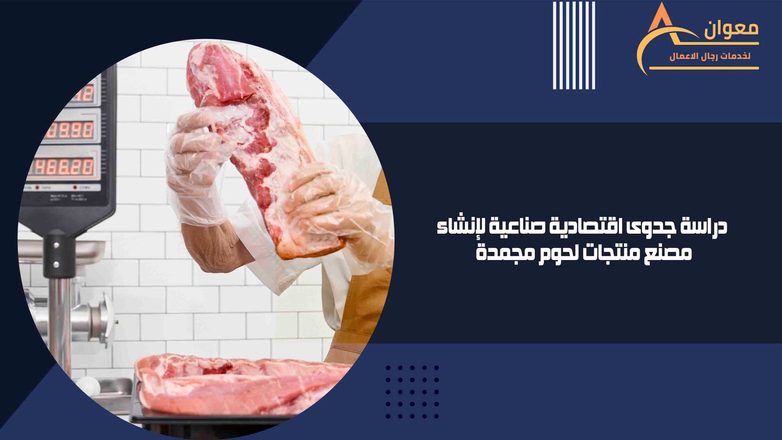 دراسة جدوى اقتصادية صناعية لإنشاء مصنع منتجات لحوم مجمدة