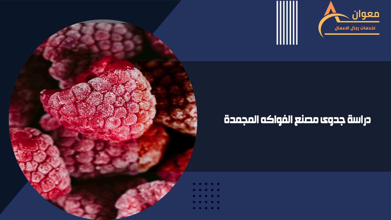 دراسة جدوى مصنع الفواكه المجمدة