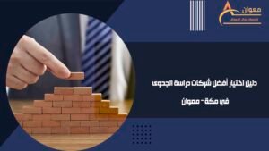 دليل اختيار أفضل شركات دراسة الجدوى في مكة – معوان