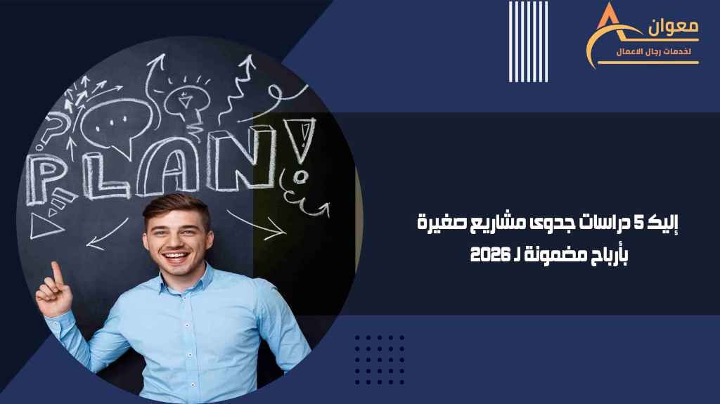 إليك 5 دراسات جدوى مشاريع صغيرة بأرباح مضمونة لـ 2026