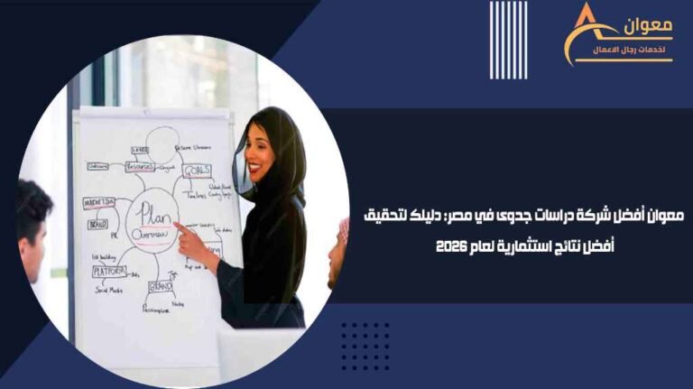 معوان أفضل شركة دراسات جدوى في مصر دليلك لتحقيق أفضل نتائج استثمارية لعام 2026