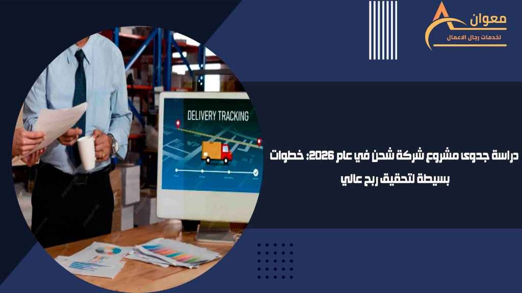 دراسة جدوى مشروع شركة شحن في عام 2026 خطوات بسيطة لتحقيق ربح عالي