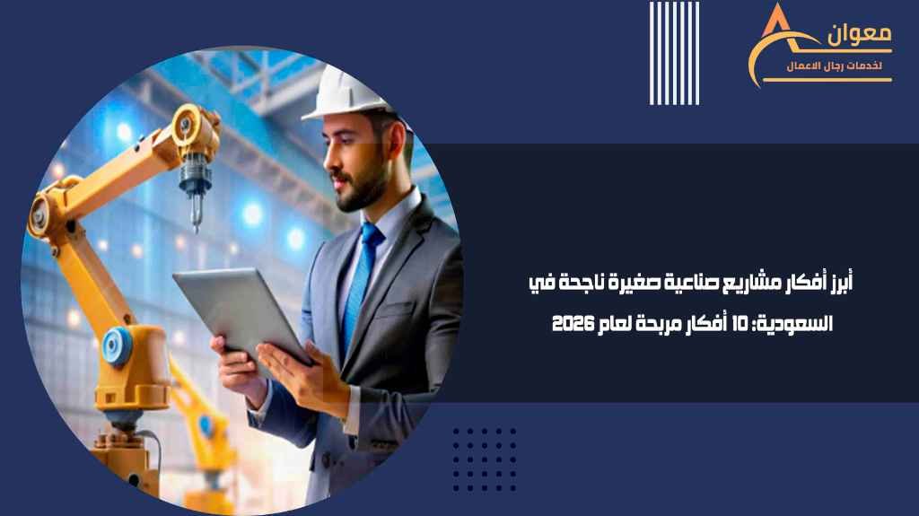 أبرز أفكار مشاريع صناعية صغيرة ناجحة في السعودية 10 أفكار مربحة لعام 2026