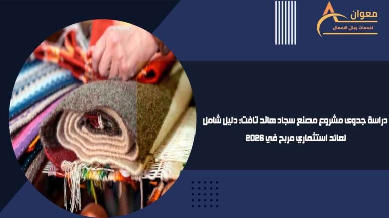 دراسة جدوى مشروع مصنع سجاد هاند تافت دليل شامل لعائد استثماري مربح في 2026