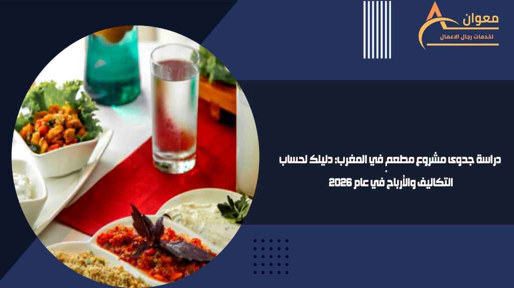 دراسة جدوى مشروع مطعم في المغرب دليلك لحساب التكاليف والأرباح في عام 2026
