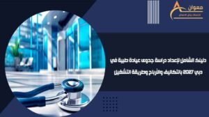 دليلك الشامل لإعداد دراسة جدوى عيادة طبية في دبي 2027 بالتكاليف والأرباح وطريقة التشغيل